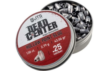 Image of JTS Group Dead Center Precision .25 Caliber 43.06 Grain Hollow Point Slug Pellets, 130 Pack, JAC202