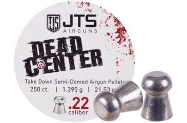 Image of JTS Group Pellets Dead Center, .22 Caliber, Domed, 16.08 Grain, 250 Count, JAC118