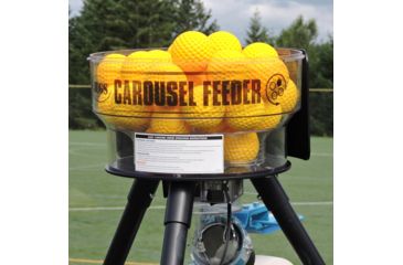 Image of JUGS Carousel Feeder for BP 1 Softball Pitching Machine, Black, F1045