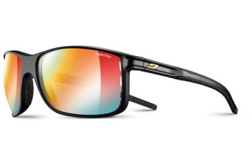 Image of Julbo Arise Sunglasses Matte Black Frame with Zebra Light fire Lenses, J5183314