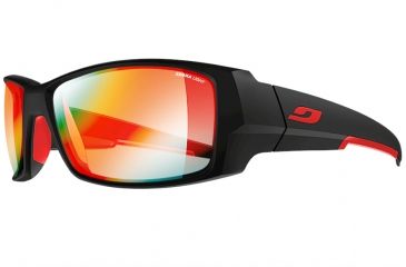 Image of Julbo Armor Progressive Prescription Sunglasses, Matte Black/Red Frame, J4923314PR