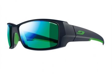 Image of Julbo Armor Progressive Prescription Sunglasses, Matte Blue/Green Frame, J4921112PR