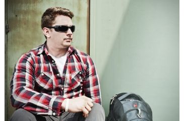 Image of Julbo Bivouak Mountain Sunglasses, Matte Black Frame/Camel Antifog Lenses - 383522