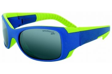 Image of Julbo Booba Kids Sunglasses, Blue/Lime w/ Spectron 4 Baby Lenses 4352332