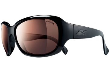 Image of Julbo Bora Bora Single Vision Prescription Sunglasses, Black Frame, Falcon W/ Copper Tint Lens, Polarized-J4397314SV