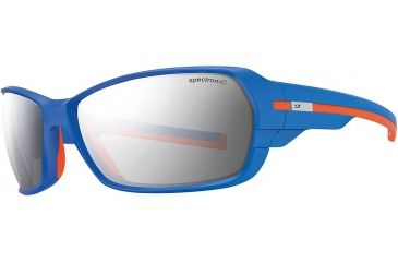 Image of Julbo Dirt 2.0 Sunglasses, Matte Blue/Orange Frame w/Spectron 4 Lenses 4741212