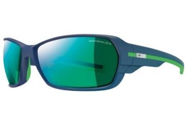 Image of Julbo Dirt 2.0 Sunglasses, Matte Dark Blue/Green Frame w/Spectron 3CF Lenses 4741112