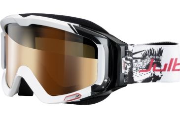Image of Julbo Glenak Goggles - White/Black Frame, Camel lens 70350110