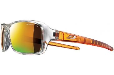 Image of Julbo Gloss Progressive Prescription Sunglasses, Clear / Orange Frame, Spectron 3+ Lens-J4561178PR