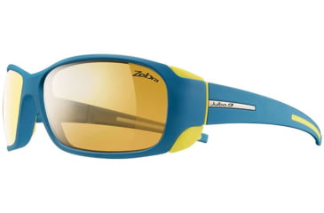 Image of Julbo MonteBianco Bifocal Prescription Sunglasses, Blue Yellow Frame, Zebra Lens, Photochromic-J4153112BI