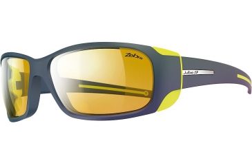 Image of Julbo MonteBianco Bifocal Prescription Sunglasses, Dark Blue / Yellow Frame, Zebra Lens, Photochromic-J4153132BI