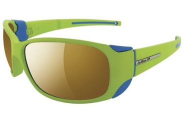 Image of Julbo Montebianco Sunglasses, Apple Green/Blue Frame w/ Camel Lenses 4155016