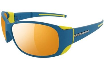 Image of Julbo Montebianco Sunglasses, Blue/Yellow Frame w/ Zebra Lenses 4153112
