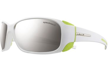Image of Julbo Montebianco Sunglasses - White/Lime Frame Frame w/Spectron 4 Lenses 4151216