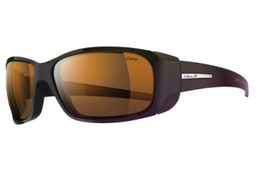 Image of Julbo Montebianco Sunglasses with Camel Lenses, Black/Black, Large J4155014