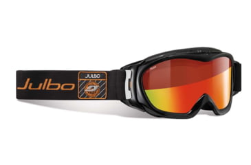 Image of Julbo Revolution OTG Goggles, Full Black w/Snow Tiger Double Cylindrical Lenses And Multilayer Fire Flash Treatment 79073144