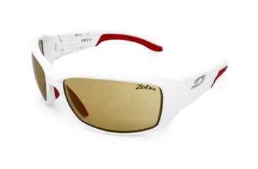 Image of Julbo Run Speed Prescription White / Red Sun Glasses with RX Single Vision Lens