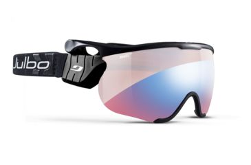 Image of Julbo Sniper Goggles, Black/Black with Zebra Light Red, Large, J70034147