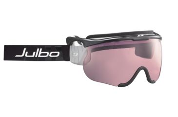 Image of JULBO Sniper L Ski Goggles,Black/Grey Ski Goggles,Vermillion Lenses, Standard 70029145