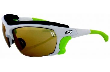 Image of Julbo Trek Sunglasses, White/Lime w/ Zebra Lenses 4373111