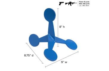 Image of Legion Targets Jumping Target Set, Blue, AR-10KIT