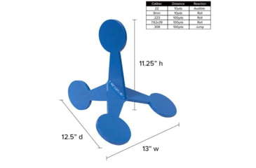 Image of Legion Targets Jumping Target Set, Blue, AR-10KIT