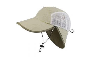 Image of Juniper Taslon Flap Cap Khaki J7234-KH