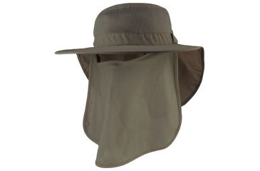 Image of Juniper Uv Large Bill Flap Cap Olive J7243-OL
