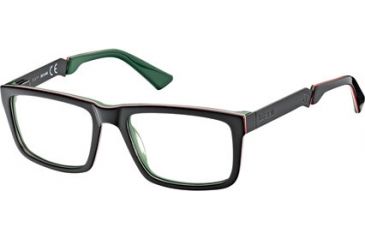 Image of Just Cavalli JC0449 Eyeglass Frames - Black Frame Color, Smoke Lens Color