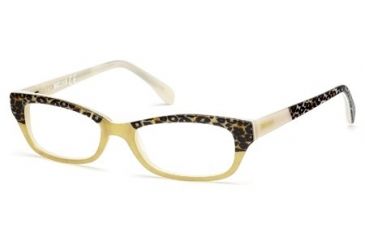 Image of Just Cavalli JC0473 Eyeglass Frames - Yellow Frame Color