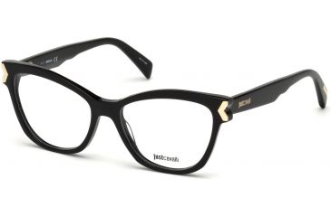 Image of Just Cavalli JC0807 Eyeglass Frames - Shiny Black Frame Color, Shiny Black Lens Color
