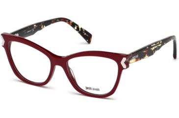 Image of Just Cavalli JC0807 Eyeglass Frames - Shiny Bordeaux Frame Color, Shiny Bordeaux Lens Color