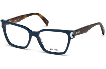 Image of Just Cavalli JC0808 Eyeglass Frames - Shiny Blue Frame Color