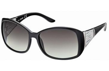 Image of Just Cavalli JC349S Sunglasses - Shiny Black Frame Color, Gradient Smoke Lens Color