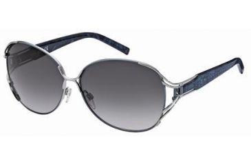 Image of Just Cavalli JC399S Sunglasses - Shiny Palladium Frame Color, Gradient Blue Lens Color