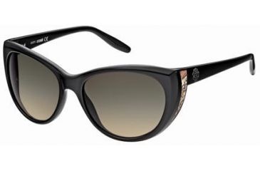Image of Just Cavalli JC405S Sunglasses - Shiny Black Frame Color, Brown Gradient Lens Color