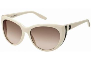 Image of Just Cavalli JC405S Sunglasses - Ivory Frame Color, Gradient Brown Lens Color