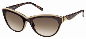 Image of Just Cavalli JC409S Sunglasses - Dark Brown Frame Color, Gradient Brown Lens Color