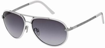 Image of Just Cavalli JC410S Sunglasses - Shiny Palladium Frame Color, Gradient Smoke Lens Color