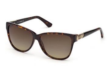 Image of Just Cavalli JC415S Sunglasses - Dark Havana Frame Color, Gradient Green Lens Color