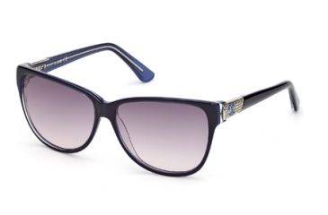 Image of Just Cavalli JC415S Sunglasses - Blue Frame Color, Gradient Blue Lens Color