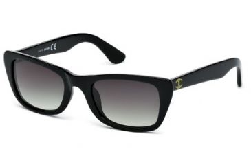 Image of Just Cavalli JC491S Sunglasses - Shiny Black / Gradient Green Frame Color