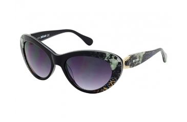 Image of Just Cavalli JC630S Sunglasses - Black Frame Color, Gradient Smoke Lens Color