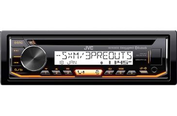 Image of JVC Marine CD/AM/FM BT SiriusXM Variable Color Front Aux Front USB Input, Black KDR99MBS