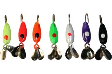 Image of K&amp;E MJN-10-AST Moxy Jig Nickel Size 10 Assorted Colors 12/Card, MJN-10-AST