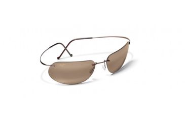 Image of Maui Jim Ka'anapali Sunglasses w/ Metallic Gloss Copper Frame and HCL Bronze Lenses - H501-23, Quarter View