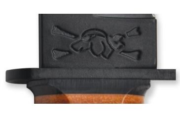 Image of KA-BAR 1317 Dog's Head Utility Knife, 7in, 1095 Cro-Van Clip Point Leather Hndl, 1317