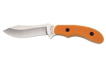 Image of Ka-Bar Knives Adventure Gamestalker Straight Edge Knife w/ Nylon Sheath, Orange 2-5602-8