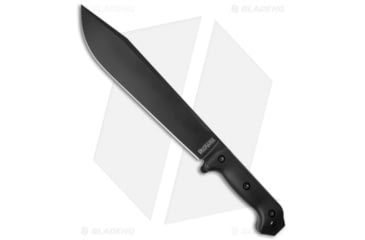 Image of KA-BAR Knives Becker Bundok Bowie Fixed Blade Knife, 10.875in, 1095, Clip Point Blade, Polymer Black Handle, Black/Black, 16.375in, BHQ-36033