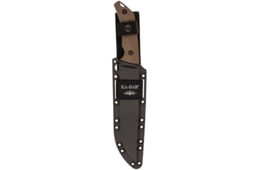 Image of KA-BAR Knives Camp Turok Knife, 8in, 1095 Cro-Van Steel, Drop Point, Brown Ultramid Handle, 7511
